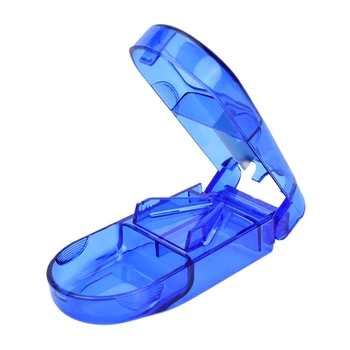 2020 Newly Case Folding Vitamin Medicine Drug 3 colors Pill Box Case Organizer Tablet Container Cutting Drugs Dropshipping