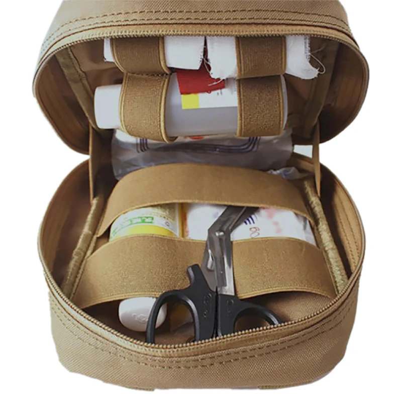 Tactical Medical First Aid Kit Bag Molle Medical EMT Cover Outdoor Emergency Military Package Outdoor Travel Hunting Utility 