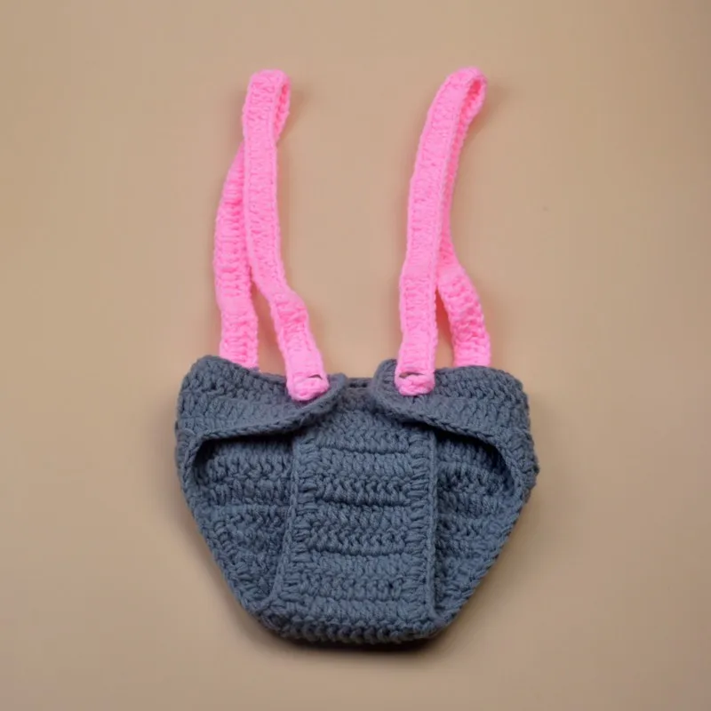 Nouveau-né pompiers BABY PHOTO vêtements Hand Knit Clothes Photo Prop Chapeau