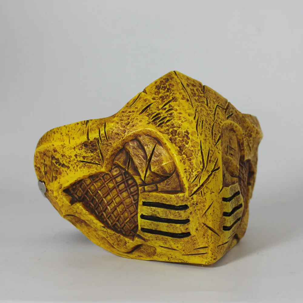 Mortal Kombat X Masquerade Cosplay Scorpion Halloween Party Mask (1)