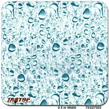 

TSSD7503 0.5M * 2M Popular TOP quality water drop blue Hydro Dipping Hydrographics Film Water Transfer Printing Films