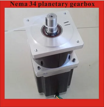 

3:1 Precision Version NEMA34 Planetary Stepper Motor 126mm Motor Length NEMA 34 Gear Stepper Rated load 50N.m