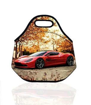 

Car Photo Thermal Insulated Lunch Bag for Kids Personalized Pattern Lunch Box Storage Bags Insulation Tote Bag Bolsa Termica