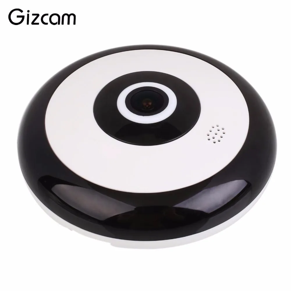 

Gizcam 360 Degree Panoramic Fish-eye HD WIFI Home Network Camera