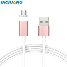 50 шт./лот 1 м/3 фута 5 В/2A Micro USB металлический магнитный кабель быстрая Синхронизация данных зарядный кабель для samsung Huawei Xiaomi HTC Android телефон