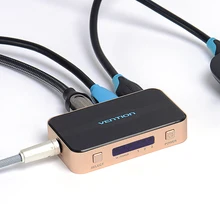 Vention HDMI Switch Switcher 3 input 1 output HDMI Splitter with Audio for XBOX 360 PS3 PS4 Smart HD 1080P 3 Input to 1 Output