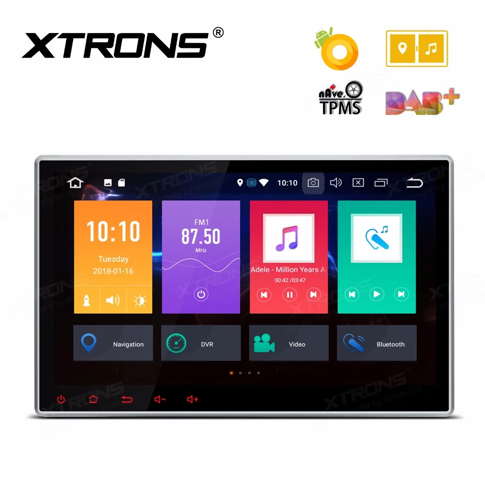 Универсальный 2 Din 10 1 ''Android 8 0 автомобильный Радио стерео dvd плеер
