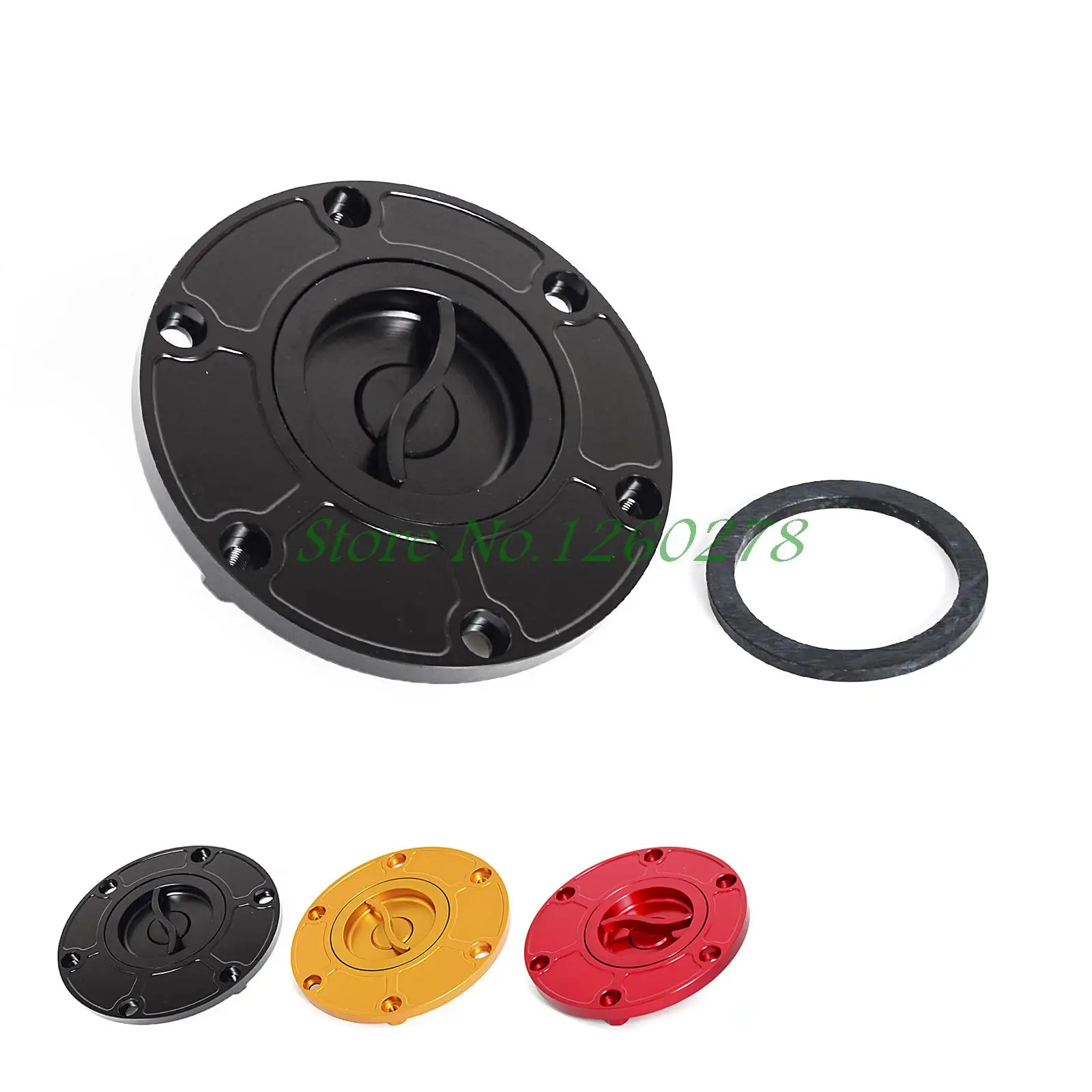 Keyless CNC Aluminum Fuel Gas Tank Cap For Triumph Daytona 600/650/T595