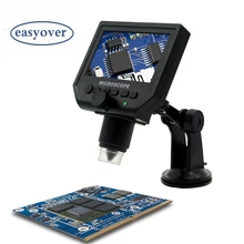 600X цифровой микроскоп мобильный телефон Поддержка Лупа 4," ЖК-дисплей Электронные видео HD микроскопы перезаряжаемые эндоскоп камера