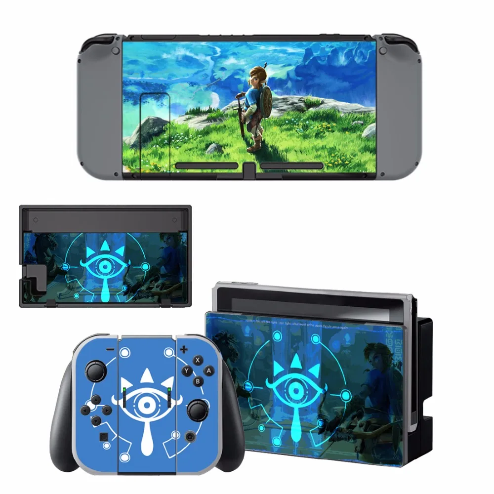

New The Legend of Zelda vinyl Decal Skin Sticker For Nintend Switch NS NX Console & Joy-con (2 patterns)