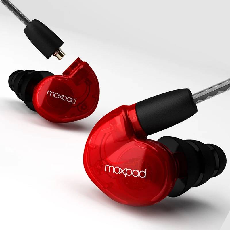 ФОТО Sports Earphones Running with Mic for MP3 player,MP4, Mobile Phones In-Ear Headset Sound Isolating Headset Moxpad X6