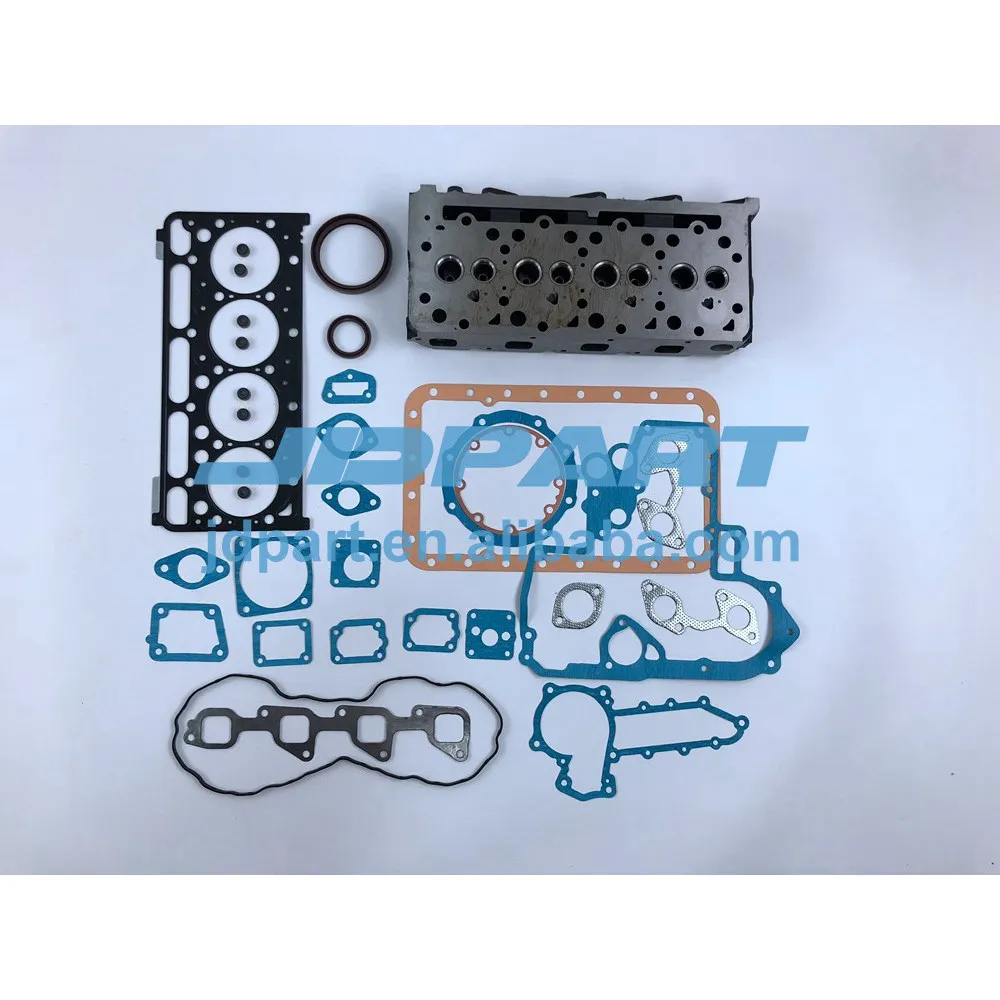 Новый комплект голой Cyl головки V2203 и полной прокладки для BOBCAT 341 Kubota V2203|Поршни