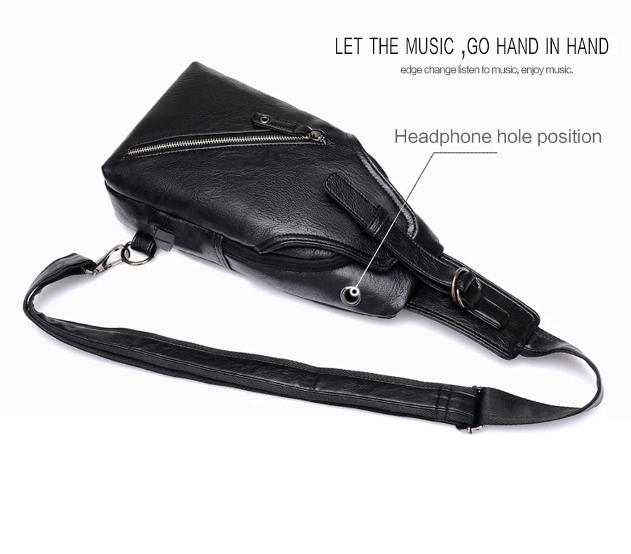 Usb rechargeable chest bag (4)