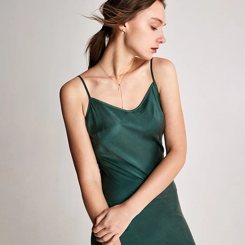 

silk dress 2019 spring summer women s long casual sexy chiffon beach sling dresses bohemian plus size with shoulder straps thin