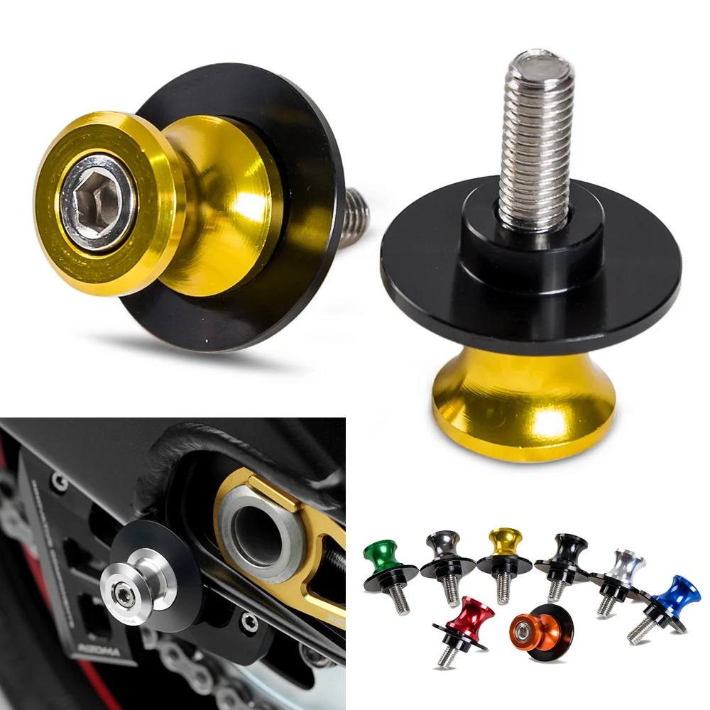 Мотоцикл 8 мм Swingarm катушка слайдер Для Suzuki GSR750 GSXR600 750 1000 1300 Hayabusa SV1000 SV650 TL1000R/S
