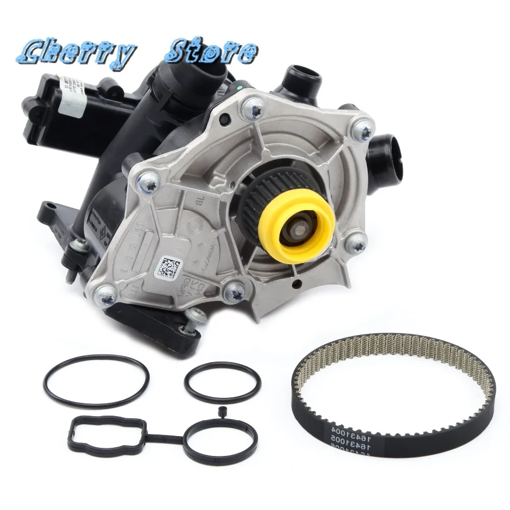 NEW 06L 121 111 F Electronic Thermostat Assembly & Water Pump Belt Kit