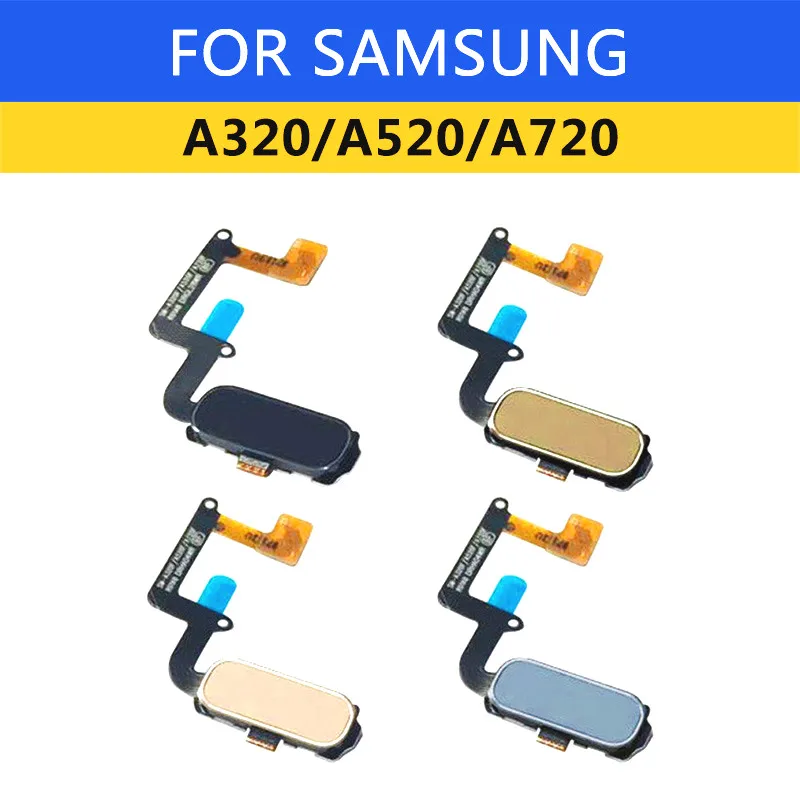 Для Samsung Galaxy A3 A320 A320F A5 A520 A520F A7 A720 A720F 2017 датчик отпечатков пальцев Главная Кнопка