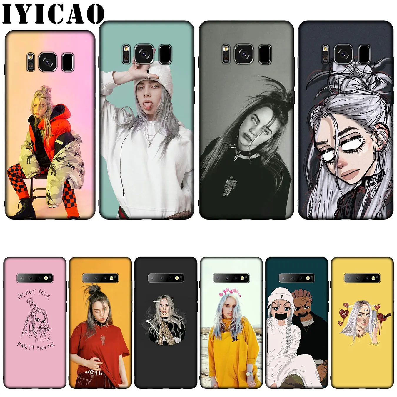 Силиконовый мягкий чехол для телефона Billie Eilish 13 Samsung Galaxy S20 S10 S9 S8 Plus Lite Ultra S6 S7 Edge S10e