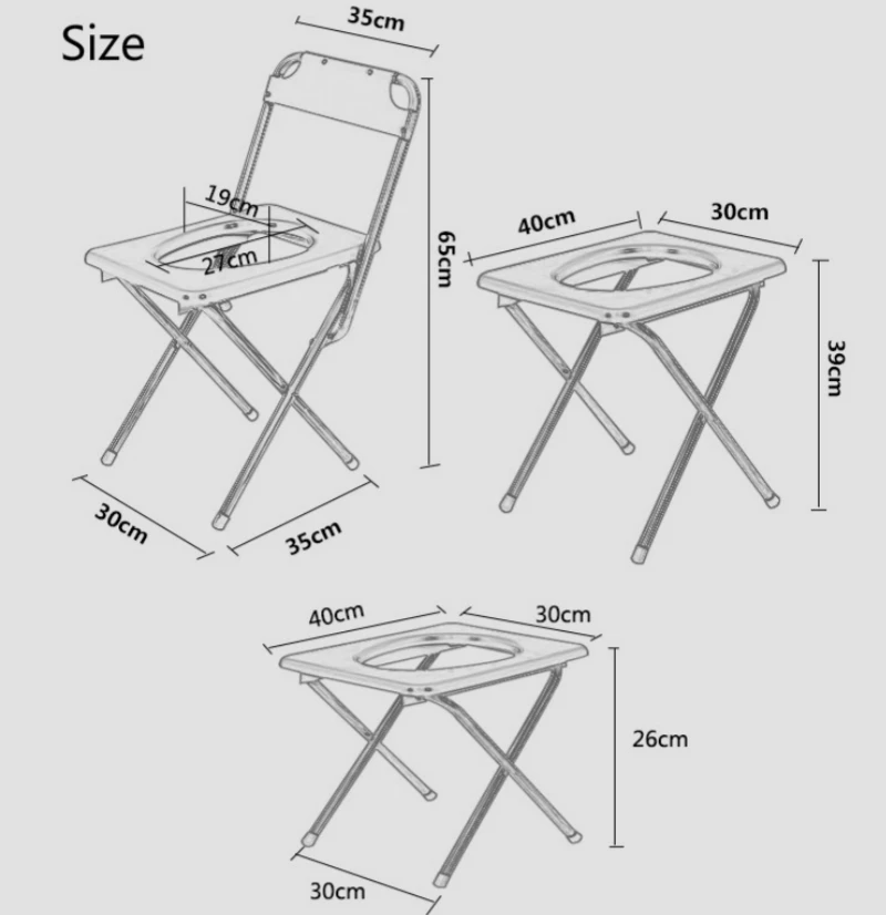 Удобный горшок стул бытовой простой складной стул комод портативный пожилых людей/детей/беременных женщин подвижный табурет для горшка