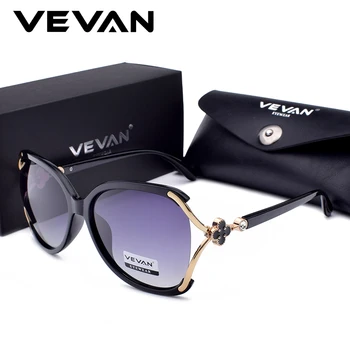 

VEVAN High Quality Polarized Sunglasses Women Brand Designer UV400 Gradient Sunglass Fashion Sun Glasses oculos 2020 With Box