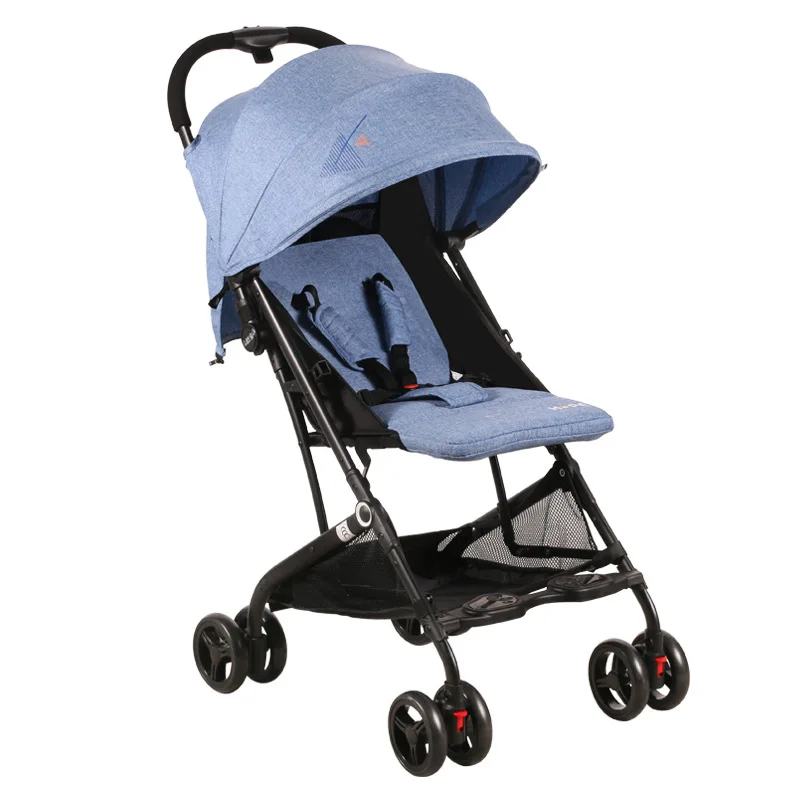 

2018 New Portable Baby Strollers Sit & Lie Light Children Trolley Travel Easy Pram for Infants Pushchairs Four Wheelbarrow coche