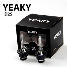 YEAKY 2PCS HID Xenon Bulb Car Headlight D2S 12V 35W 4500K 5500K 6500K,Suitable for audi,Benz replace the original car lights