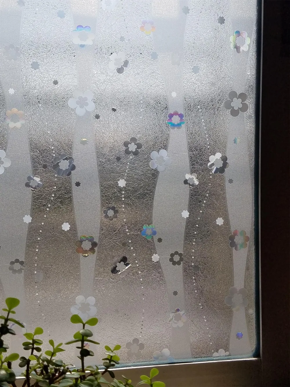 

2m 1pc 90cm width top quality static cling crystal Stained Electrostatic scrub window glass sliding door film glass sticker
