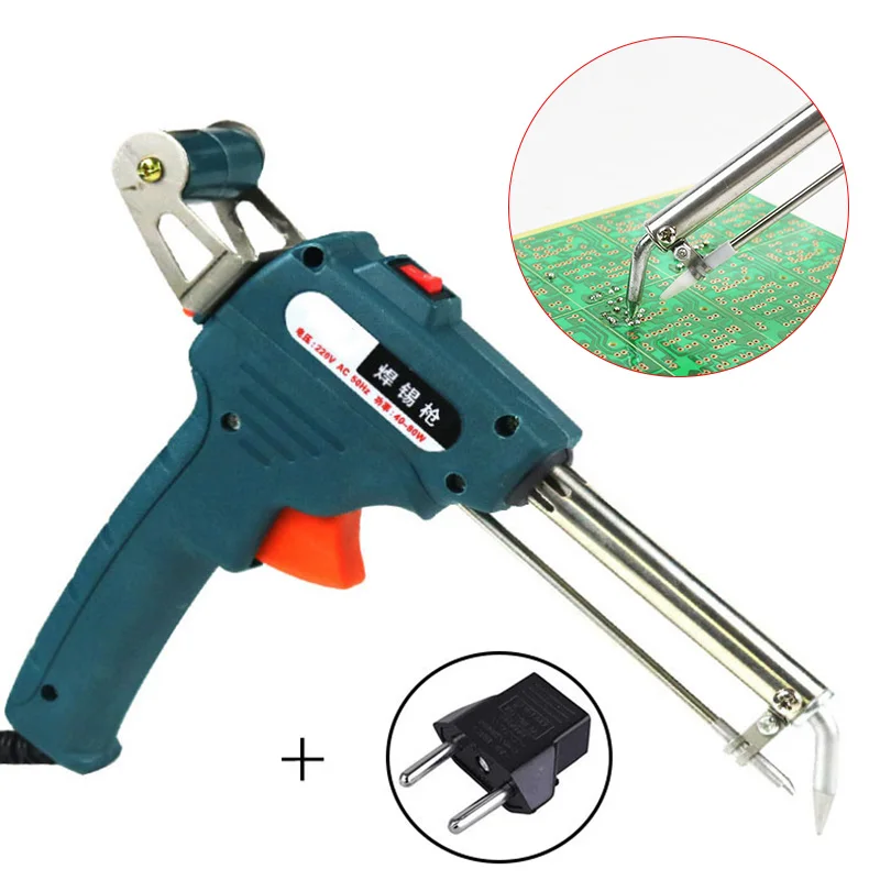 

Electric Welding Soldering Tin Iron Tool Durable Portable 220V 60W Handheld Temperature ALI88