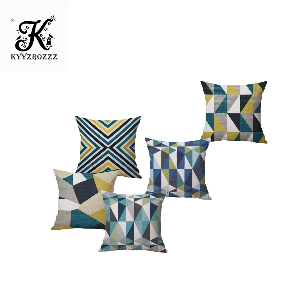 

Creative Lrregular Geometry One Side Printing Home Decor Sofa Seat Decorative Cushion Cover Pillow Case Capa Almofada