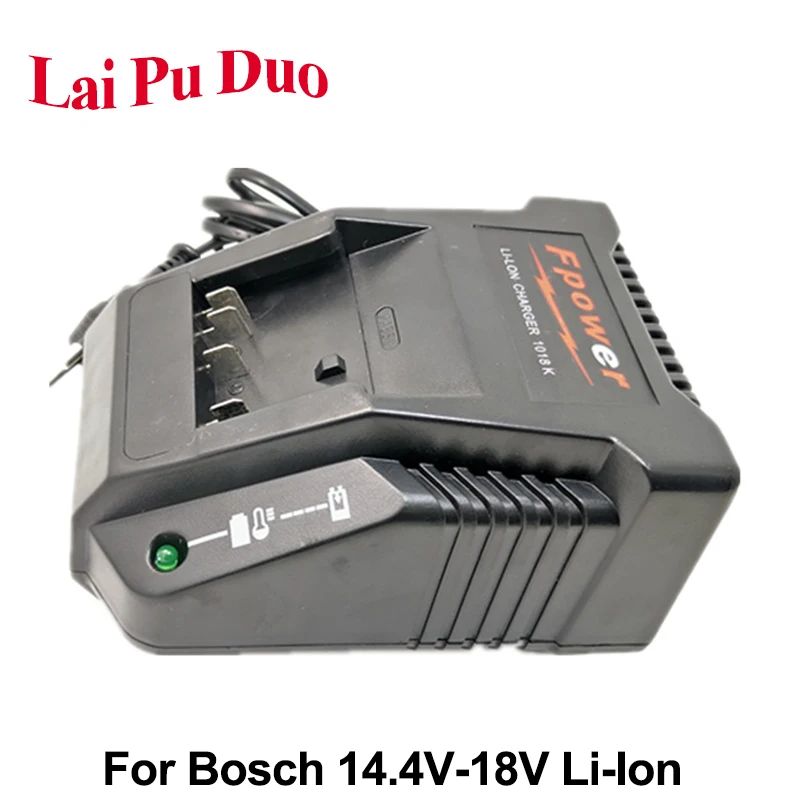 

Li-ion Battery Charger 1018K For Bosch Electrical Drill 14.4V- 18V BAT609G BAT618 BAT618G BAT609 2607336236 Li-ion Battery