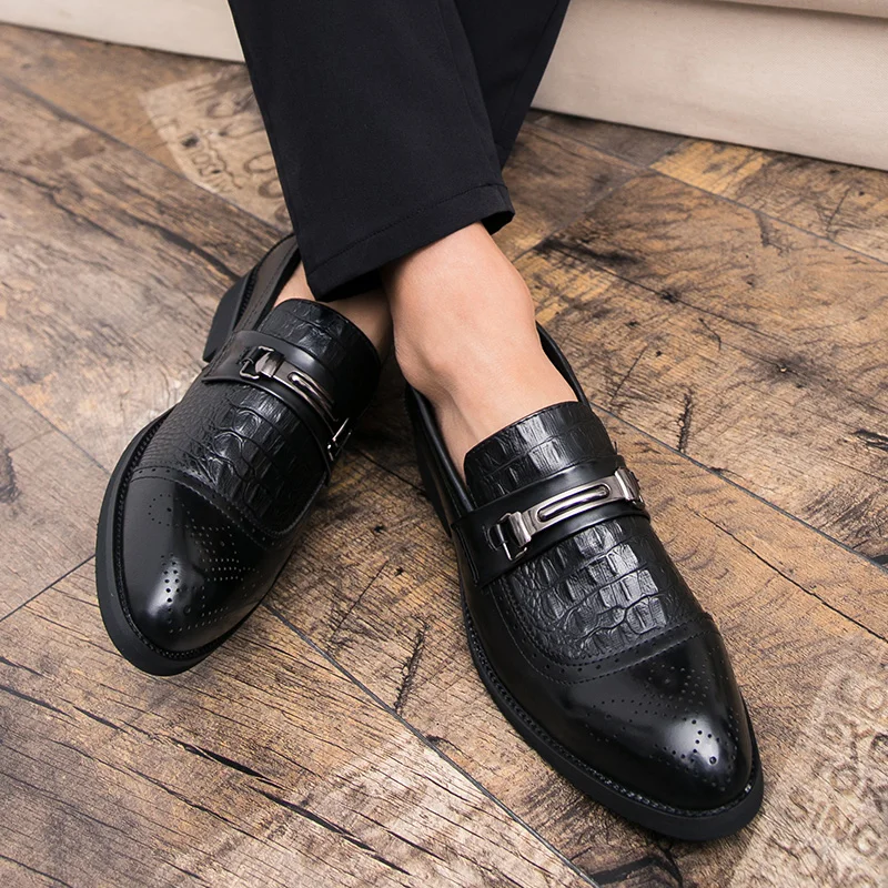 fish snake skin leather shoes men luxury brand formal italian desinger male footwear formal dress working oxford shoes for men (24)