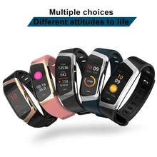 E18 умный Браслет монитор сердечного ритма фитнес-трекер монитор жизнь водонепроницаемый спортивные наручные часы для Android IOS pk Xiaomi Miband