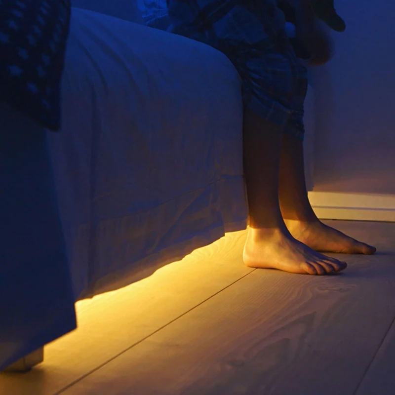 Sensor de Movimento Luzes do Armário Led para o Quarto de Luz da Decoração do Jardim para Chrismas Bochsbc Regulável Branco Quente Tira Lâmpada Festas 10 Tira Lâmpada LED para o Quarto de