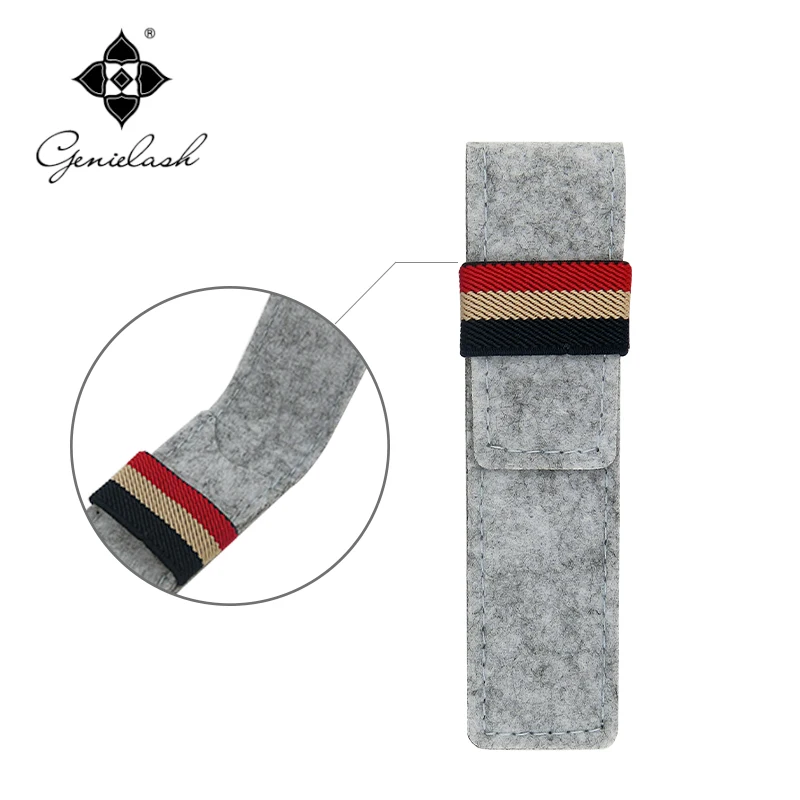 

Small Felt bags for 1 pc Eyelash tweezer Good Protection tools for False eyelash tweezers Free shipping