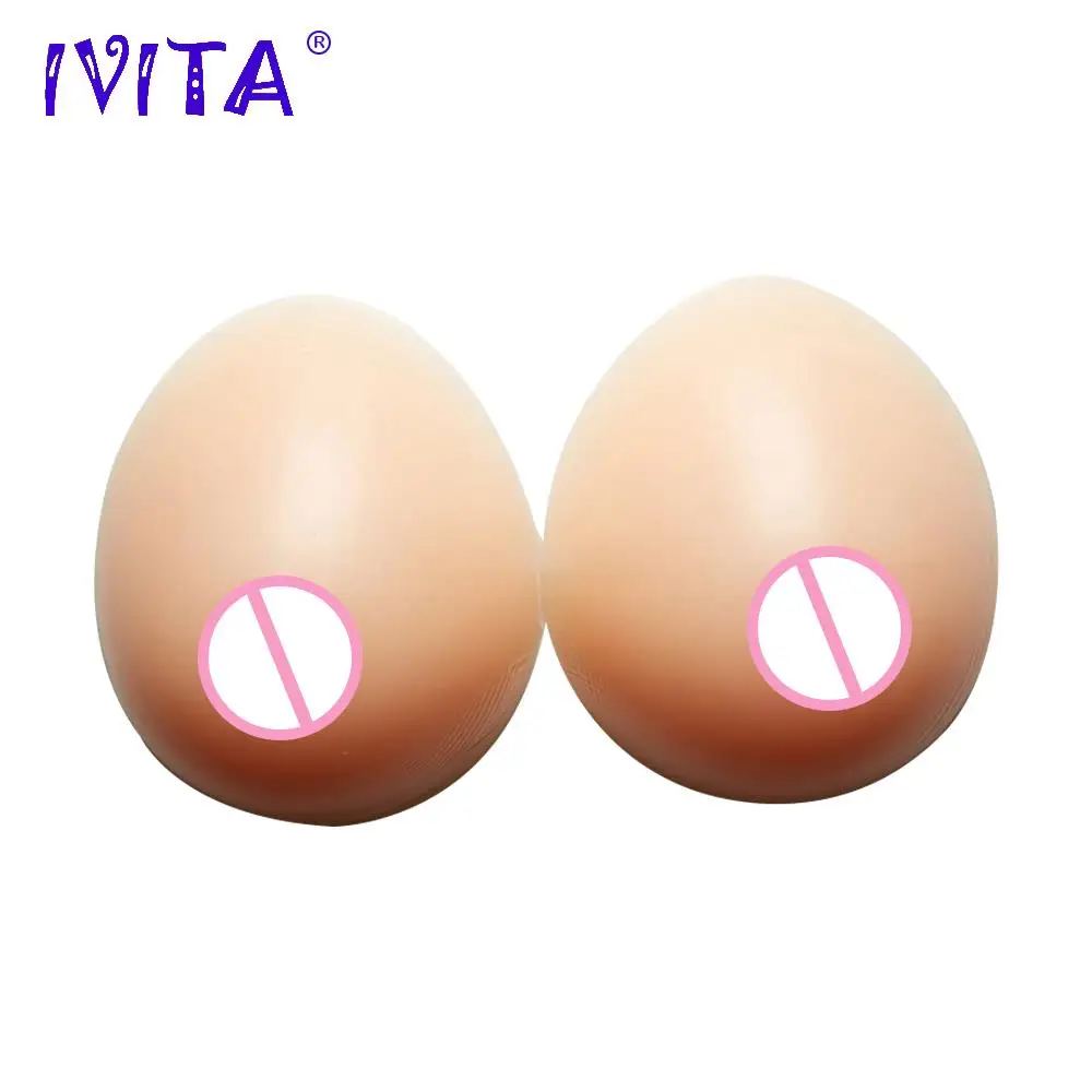 

IVITA 2800g Waterdrop Sexy Artificial Silicone Breast Forms For Crossdressing Transvestism Drag Boobs Enhancer Hot Breast Forms