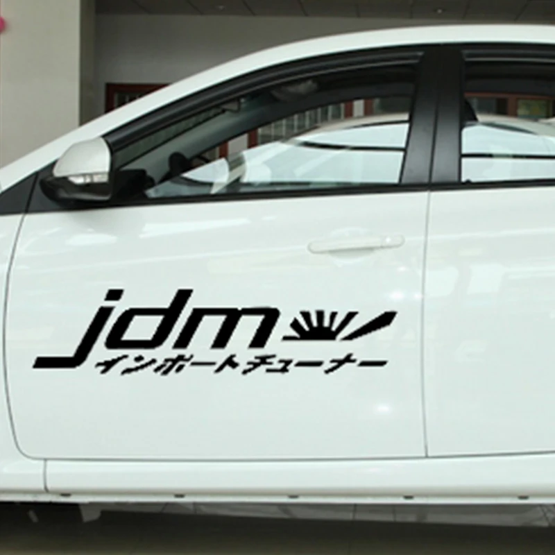 Racing Jepang Kanji Stiker Mobil Untuk Pintu Samping Mobil Truk