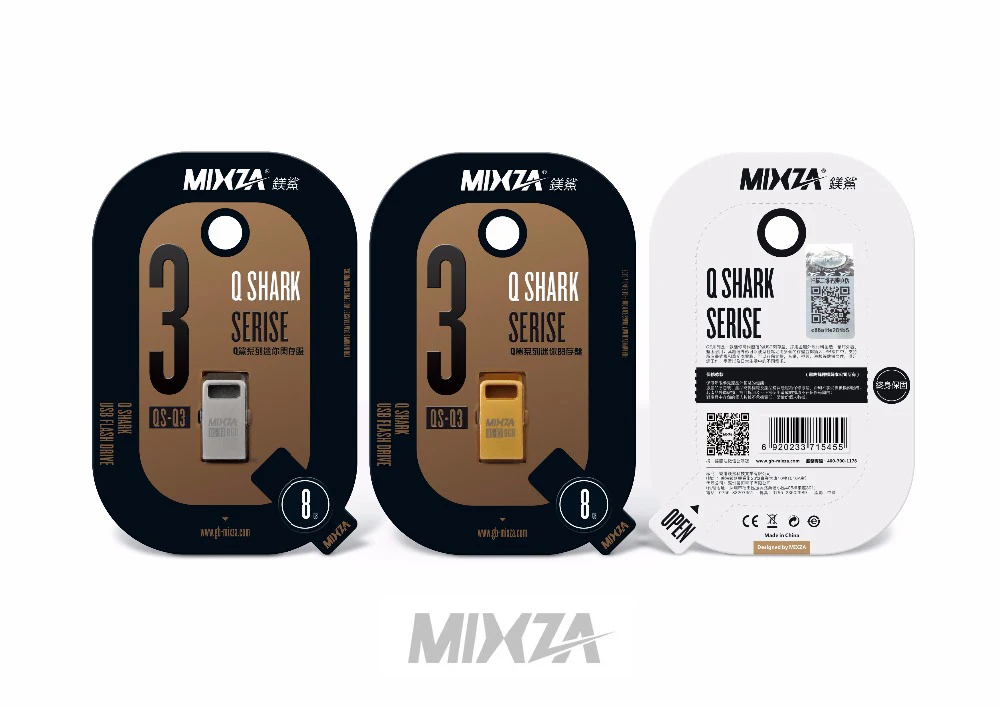MIXZA QS-Q3 Mini USB Flash Drive USB Pendrive 4GB/8GB/16GB/32GB/64GB Flash Drive USB Stick USB 2.0