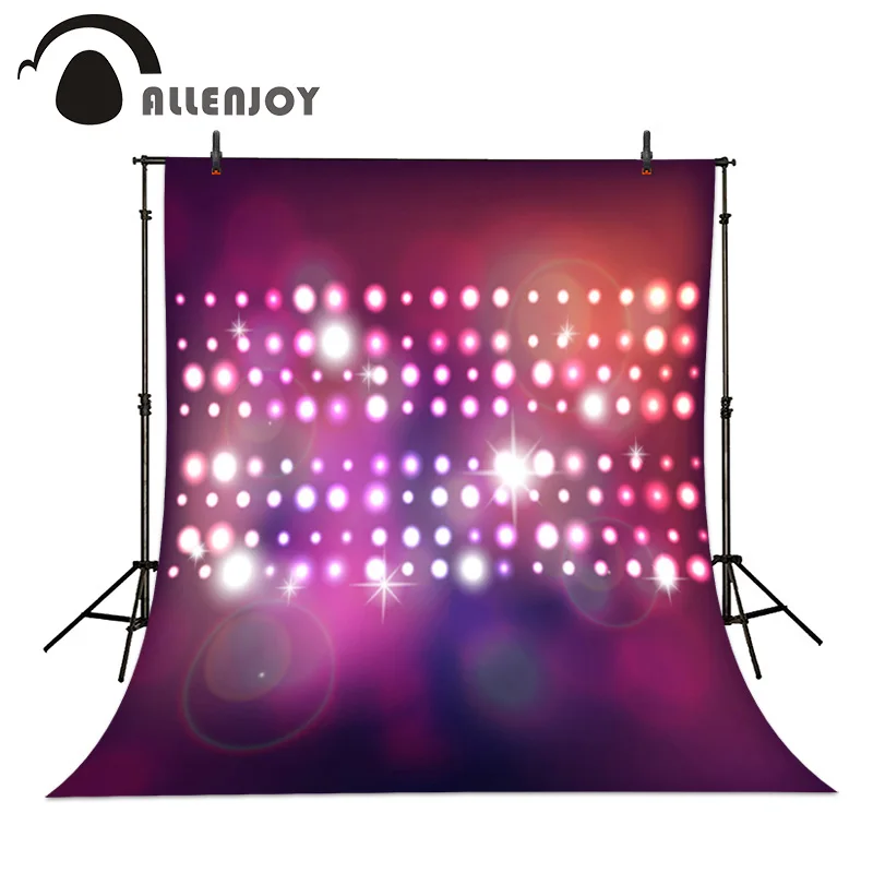 Allenjoy Photographic background Flash Light colorful Stars Glitter Lights Bokeh Sparkle Shiny Valentine's Day fabric backdrops |