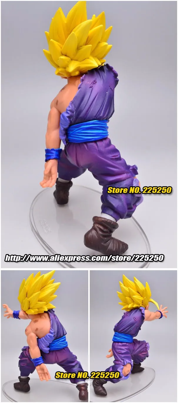 Японии аниме "Dragon Ball Z" Оригинал Banpresto драматический витрина Коллекция Рисунок 1st сезон Vol.1-Супер Саян Сын гохан