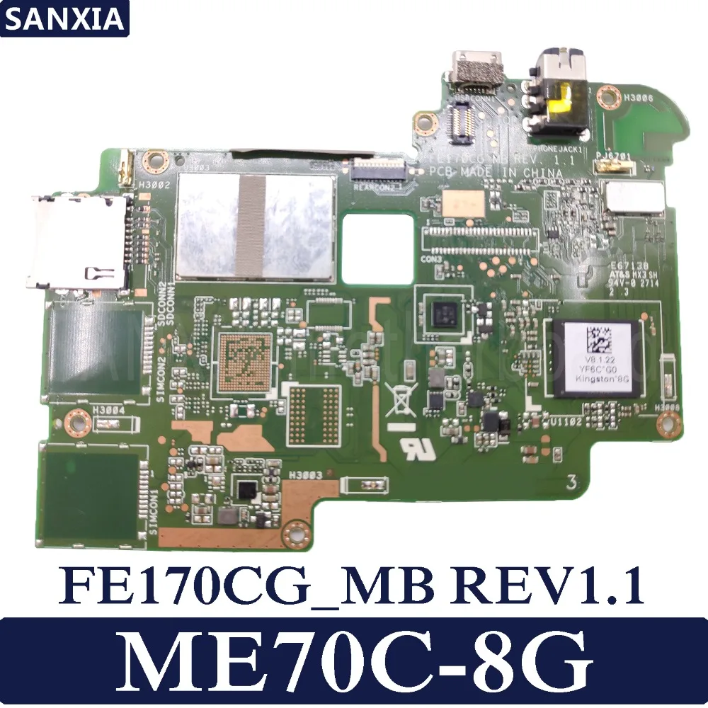 KEFU FE170CG اللوحي اللوحة الأم ل ASUS ME70C اختبار اللوحة الأصلية 8G KEFU FE170CG اللوحي اللوحة الأم ل ASUS ME70C اختبار اللوحة الأصلية 8G