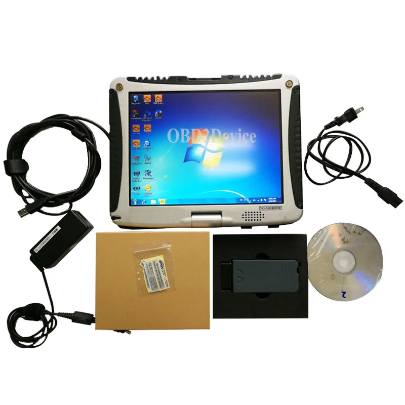 DHL корабль! CF19 ноутбук с Bluetooth Vas 5054a полный OKI чип диагностический инструмент VAS5054A ODIS V5.13 сканер инструмент