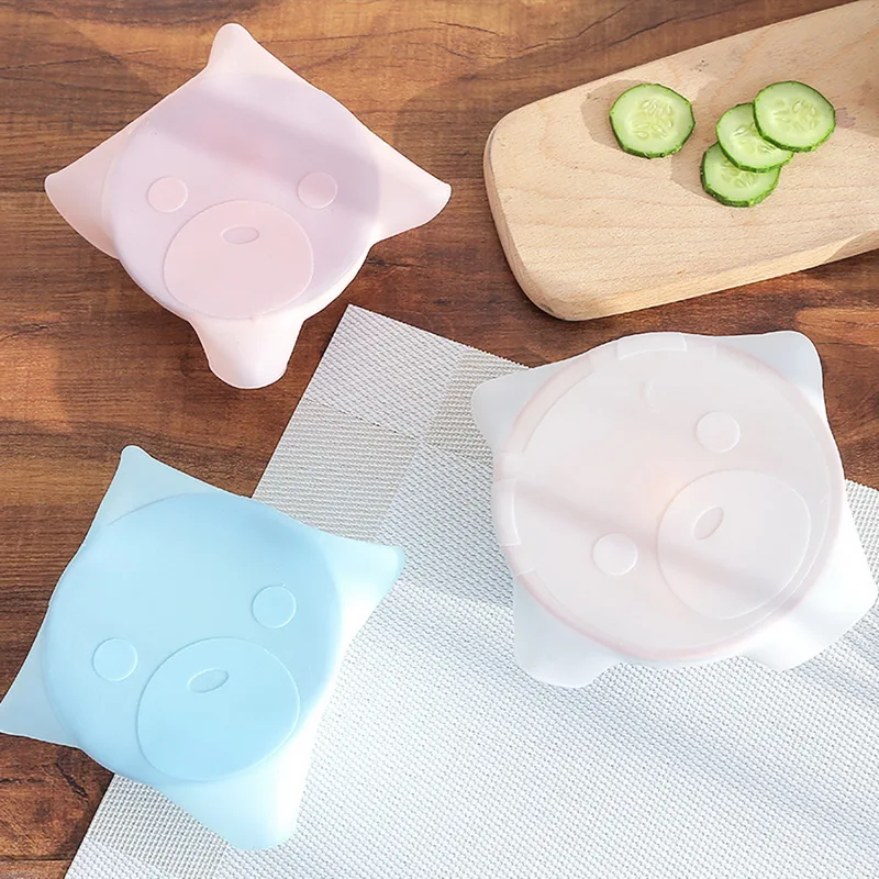 

Reusable Silicone Food Bowl Cover Tools Food Fresh Keeping Cover 1pcs