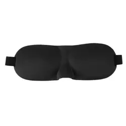Новинка 2018 года 1 шт. черный 3D мягкий глаз Губка крышка Блиндер Путешествия сна помощи расслабляющая маска тенты повязка на глаза для сна