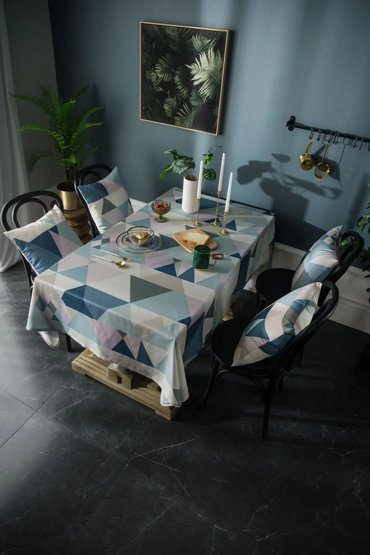 Waterproof table cloth Nordic Geometric Printed Tablecloth Dining Table Coffee Table Cover For Restaurant Banquet Kitchen Decor