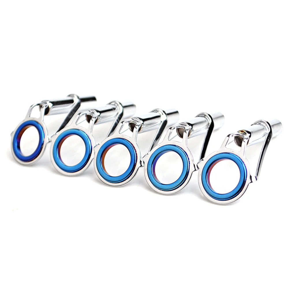 

5pcs Telescopic Fishing Rod Guides Top Rings Rod Tips Repair Kit 1# 2# 3# 4# 5# 6# 7# 8# 9#