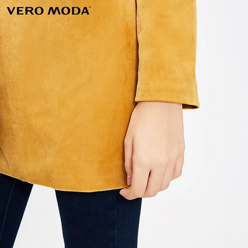 Vero Moda лацкан воротник с длинным рукавом Свободное пальто куртки | 318408504