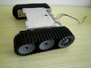 

DIY Metal Structure Tank Chassis Tracked Robot Car Obstacle Avoidance
