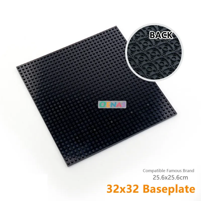 DIY 9 Colors 3232 Dots Base Plate For Small Bricks Baseplate Board Compatible LegoING Figures Building Blocks Toys For Children (3)