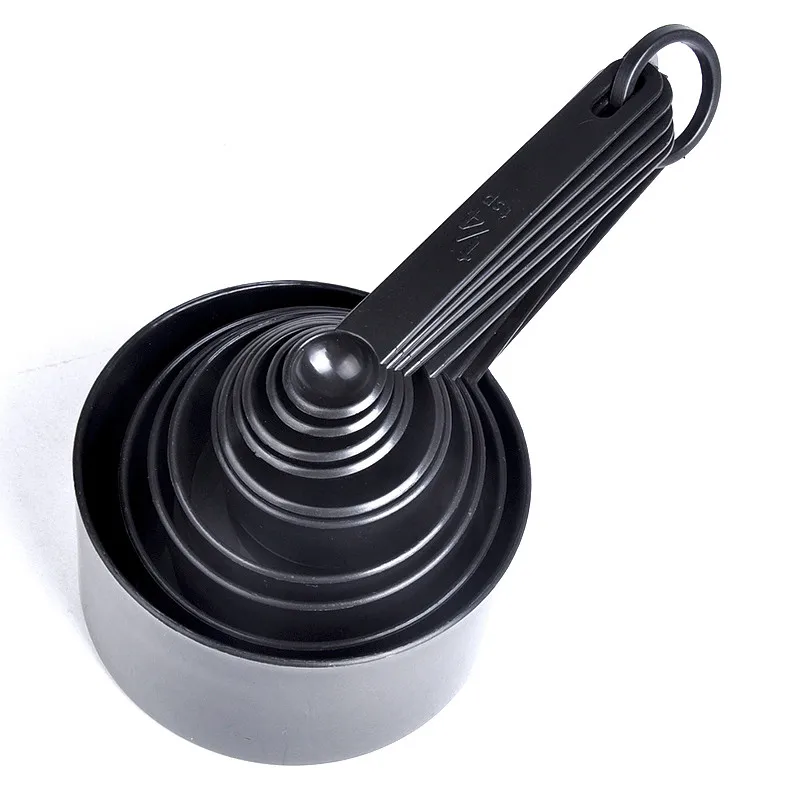 10pcs-Black-Color-Measuring-Cups-And-Measuring-Spoon-Scoop-Silicone-Handle-Kitchen-Measuring-Tool-FreeShipping (1)