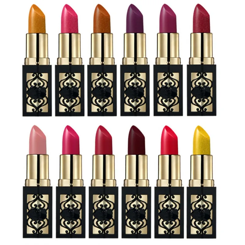 Metallic Colors Lip Gloss New Product Gold Color Lipstick Not Faded